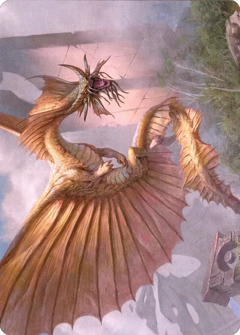 Ancient Gold Dragon // Ancient Gold Dragon · Battle for Baldur's Gate Art Series 28/81