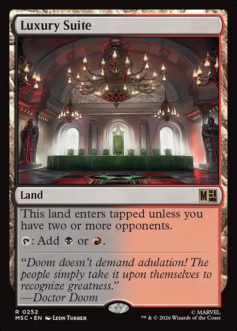 Luxury Suite · Marvel Super Heroes Commander 252/9