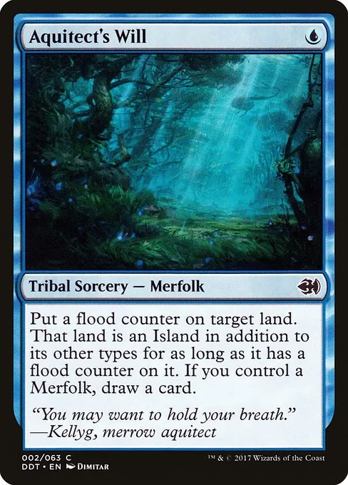 Aquitect's Will · Duel Decks: Merfolk vs. Goblins 2/63