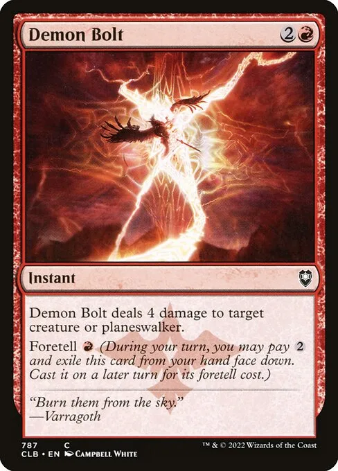 Demon Bolt · Commander Legends: Battle for Baldur's Gate 787/936