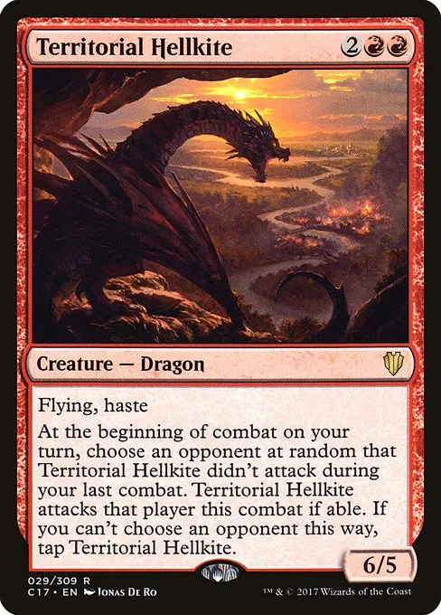 Territorial Hellkite · Commander 2017 29/309