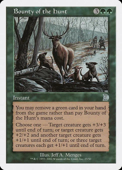 Bounty of the Hunt · Deckmasters 23/58