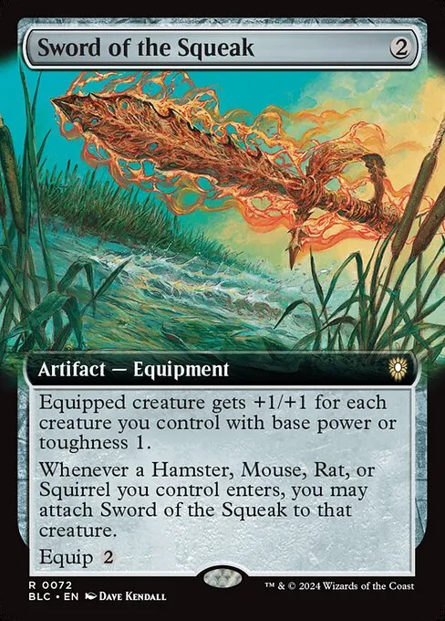 Sword of the Squeak · Bloomburrow Commander 72/356