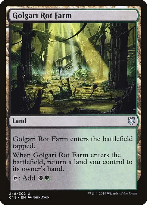Golgari Rot Farm · Commander 2019 248/302