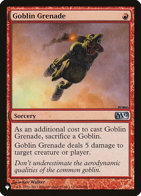Goblin Grenade · The List M12-140/5050