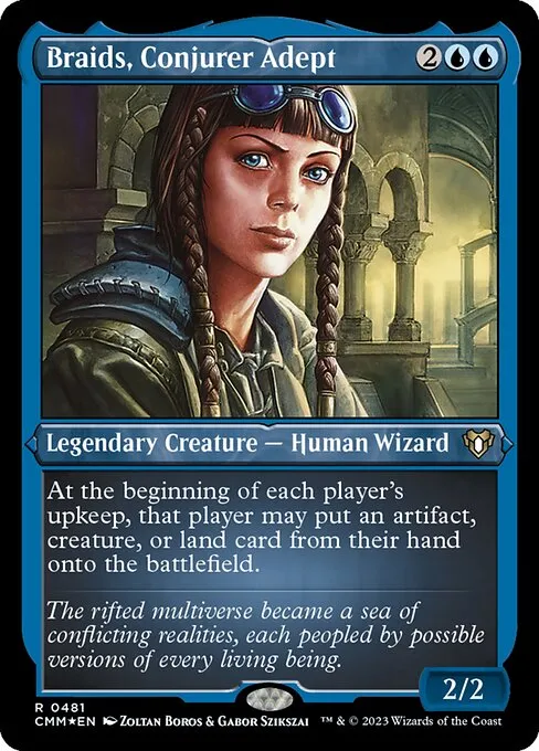 Braids, Conjurer Adept · Commander Masters 481/1067