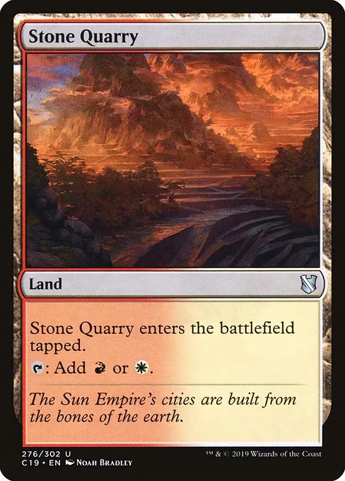 Stone Quarry · Commander 2019 276/302