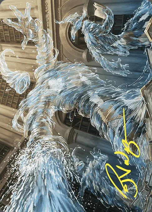 Splashy Spellcaster // Splashy Spellcaster · Wilds of Eldraine Art Series 9/81