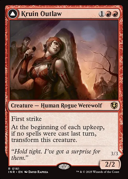 Kruin Outlaw // Terror of Kruin Pass · Innistrad Remastered 161/495