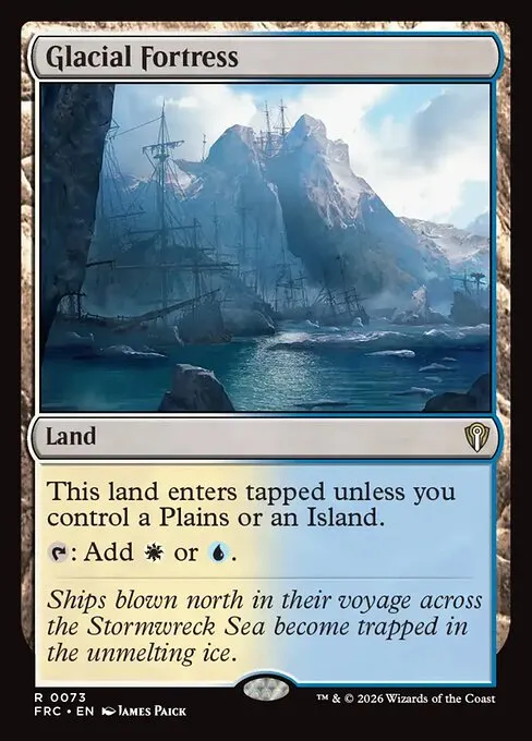 Glacial Fortress · Reality Fracture Commander 73/2