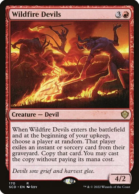 Wildfire Devils · Starter Commander Decks 170/352