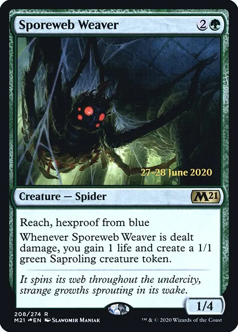 Sporeweb Weaver · Core Set 2021 Promos 208s/137