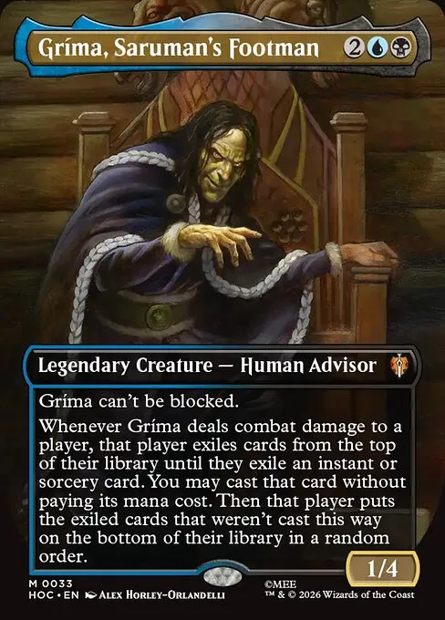 Gríma, Saruman's Footman · The Hobbit Commander 33/7
