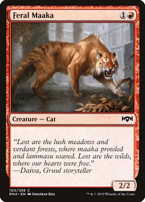 Feral Maaka · Ravnica Allegiance 100/273