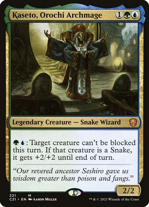 Kaseto, Orochi Archmage · Commander 2021 221/409