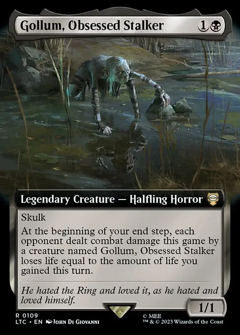 Gollum, Obsessed Stalker · Tales of Middle-earth Commander 109/591