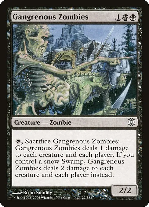 Gangrenous Zombies · Coldsnap Theme Decks 127/62