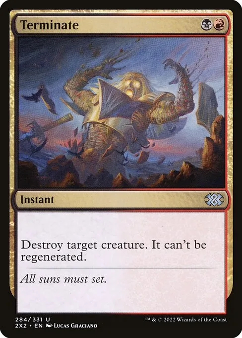 Terminate · Double Masters 2022 284/579