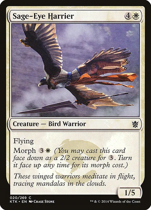 Sage-Eye Harrier · Khans of Tarkir 20/293