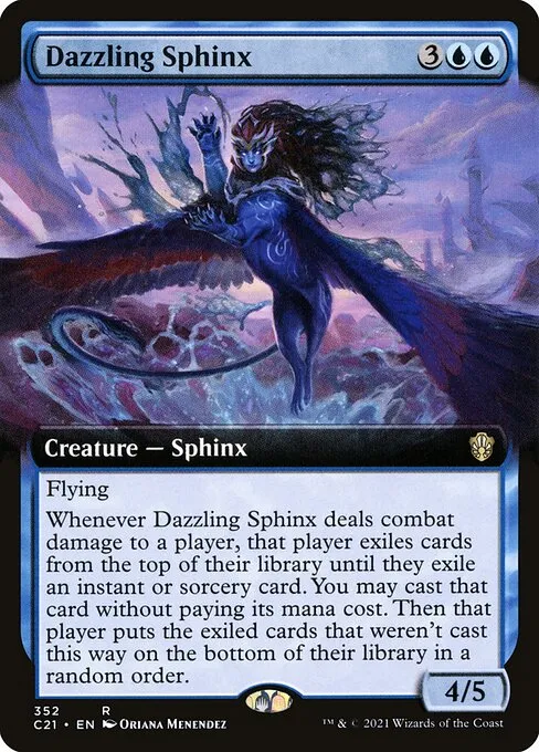 Dazzling Sphinx · Commander 2021 352/409
