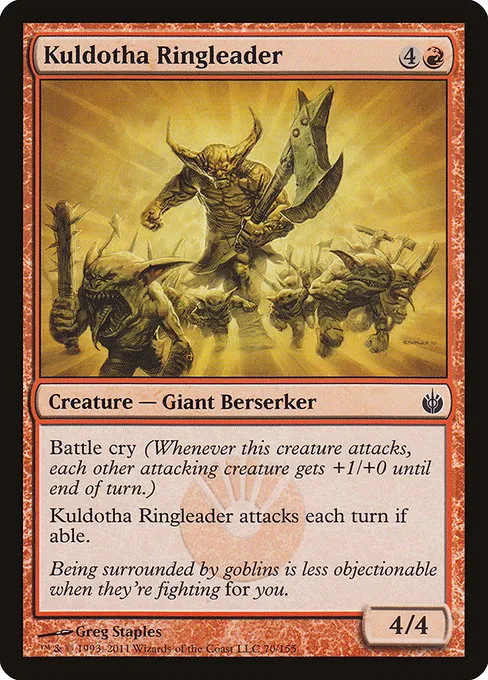 Kuldotha Ringleader · Mirrodin Besieged 70/155