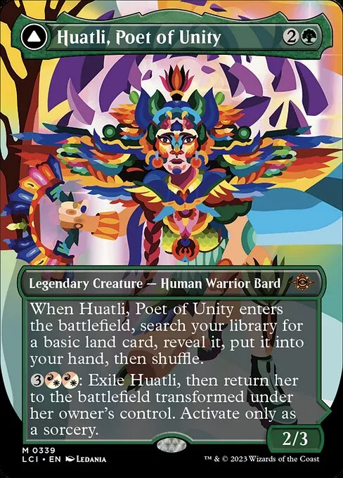 Huatli, Poet of Unity // Roar of the Fifth People · The Lost Caverns of Ixalan 339/416