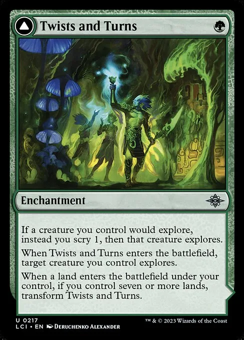 Twists and Turns // Mycoid Maze · The Lost Caverns of Ixalan 217/416