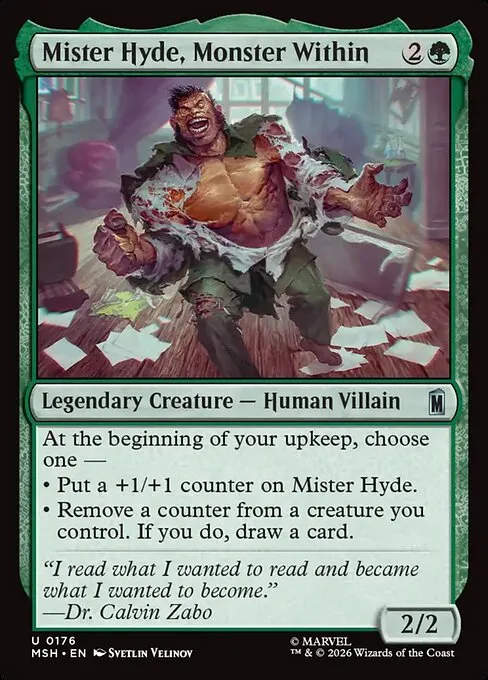 Mister Hyde, Monster Within · Marvel Super Heroes 176/24