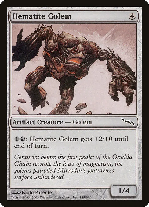 Hematite Golem · Mirrodin 185/306