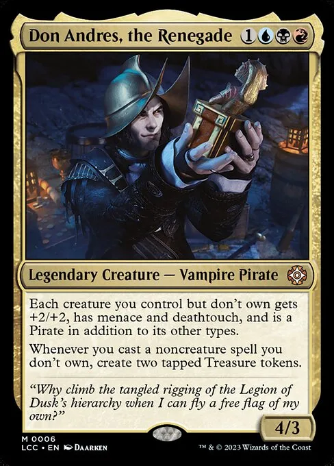 Don Andres, the Renegade · The Lost Caverns of Ixalan Commander 6/370