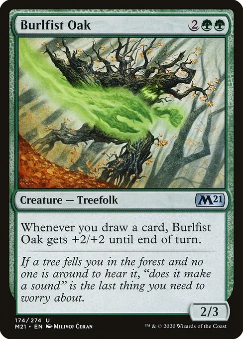 Burlfist Oak · Core Set 2021 174/397