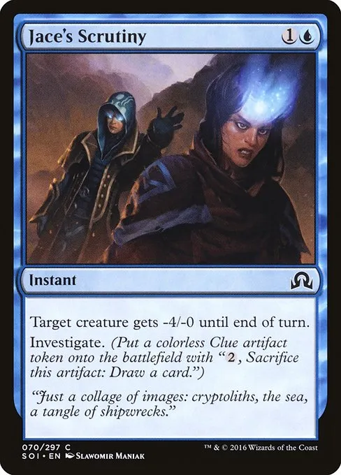 Jace's Scrutiny · Shadows over Innistrad 70/302
