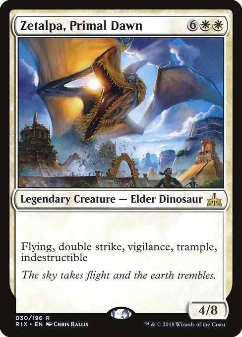 Zetalpa, Primal Dawn · Rivals of Ixalan 30/205
