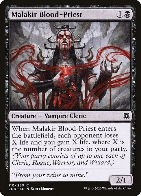 Malakir Blood-Priest · Zendikar Rising 110/407