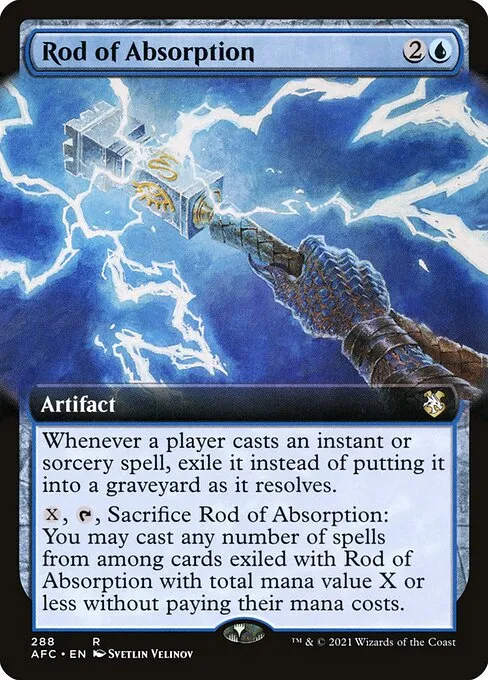 Rod of Absorption · Forgotten Realms Commander 288/331