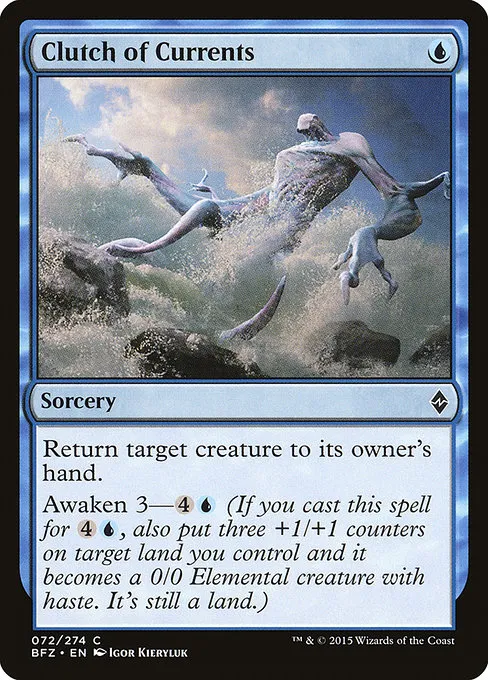 Clutch of Currents · Battle for Zendikar 72/299
