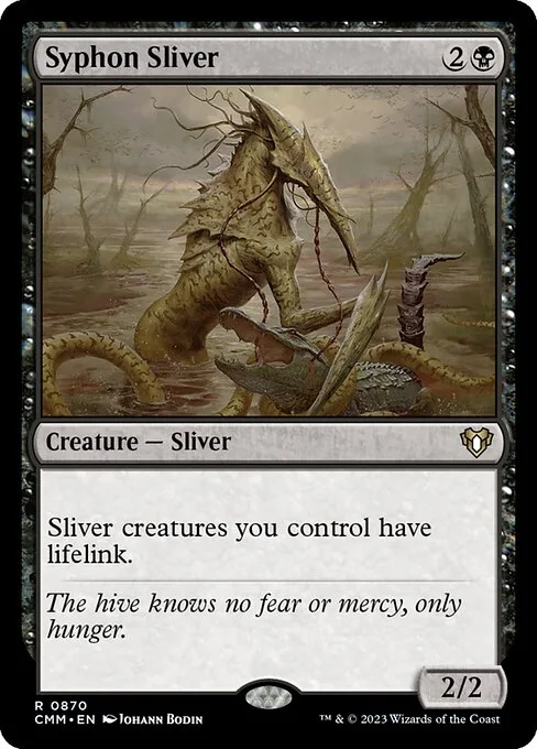 Syphon Sliver · Commander Masters 870/1067