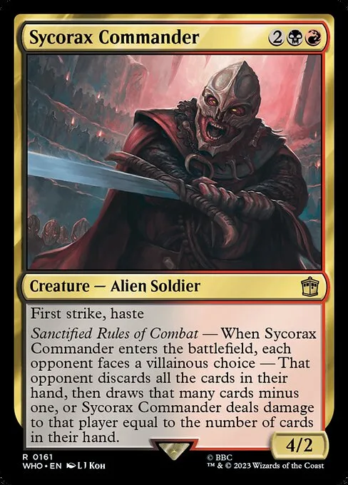 Sycorax Commander · Doctor Who 161/1178