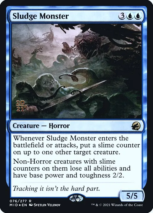 Sludge Monster · Innistrad: Midnight Hunt Promos 76s/155