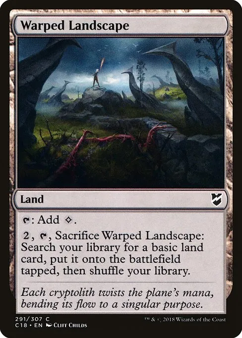Warped Landscape · Commander 2018 291/307