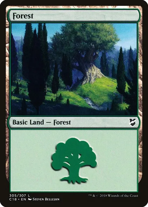 Forest · Commander 2018 305/307