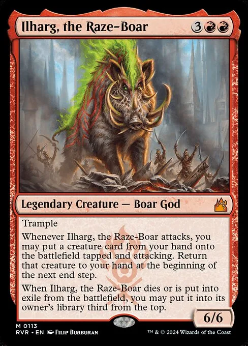 Ilharg, the Raze-Boar · Ravnica Remastered 113/531