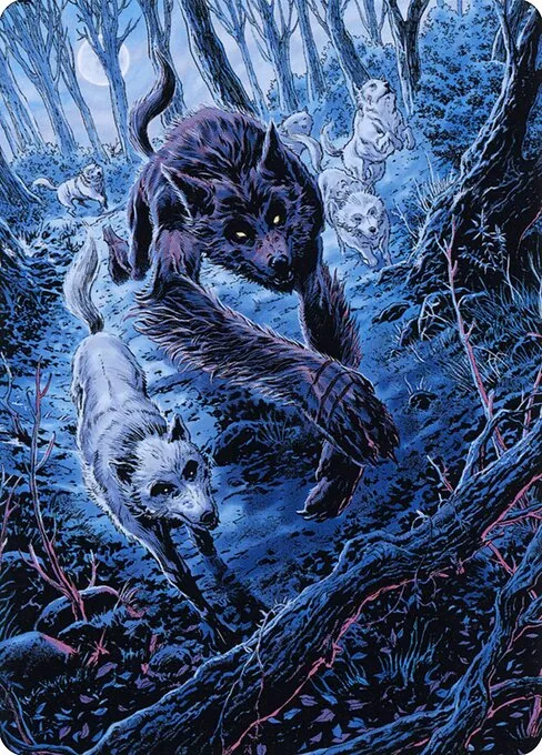 Untamed Pup // Untamed Pup · Midnight Hunt Art Series 77/81