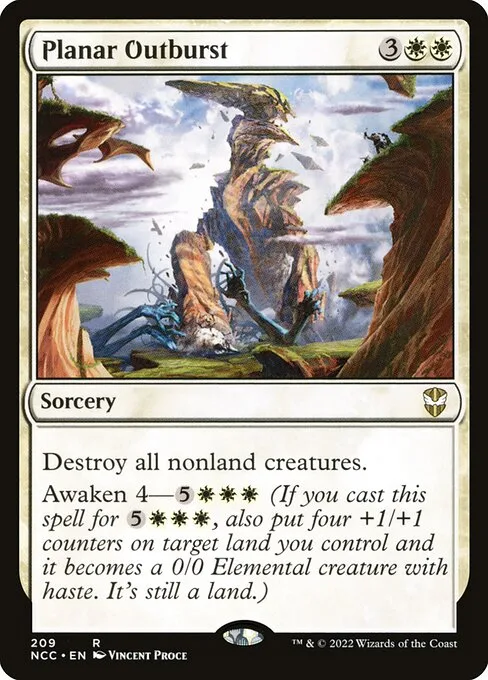 Planar Outburst · New Capenna Commander 209/447