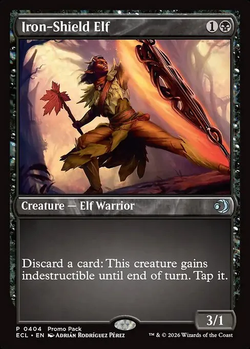 Iron-Shield Elf · Lorwyn Eclipsed 404/408
