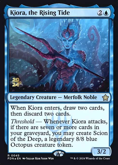 Kiora, the Rising Tide · Foundations Promos 45s/106