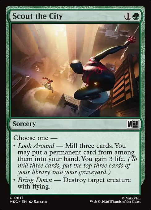 Scout the City · Marvel Super Heroes Commander 817/9