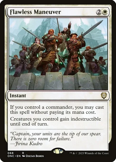 Flawless Maneuver · Phyrexia: All Will Be One Commander 68/174