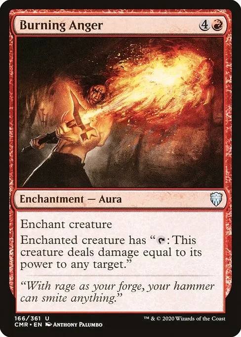 Burning Anger · Commander Legends 166/718