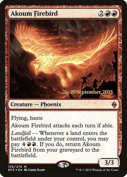 Akoum Firebird · Battle for Zendikar Promos 138s/90